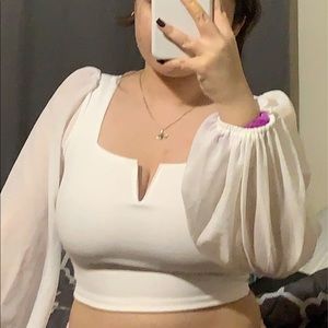 fashionnova white blouse